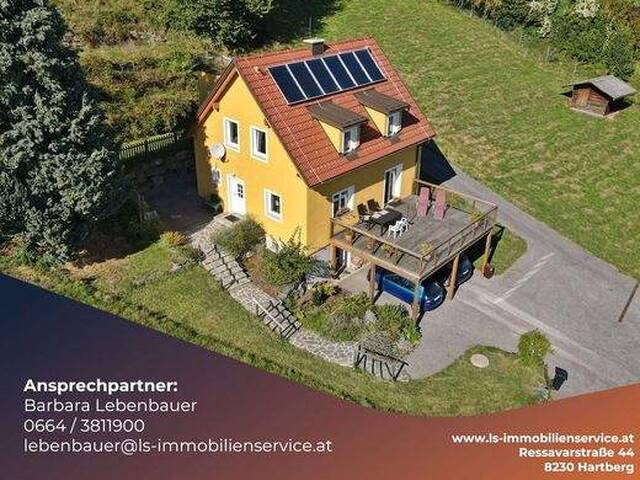 Immobilie in Hartberg - Stilvoll modernisiertes Wohnhaus mit Weitblick und großzügigem Grund – in Hartberg am Ring - Bild 0