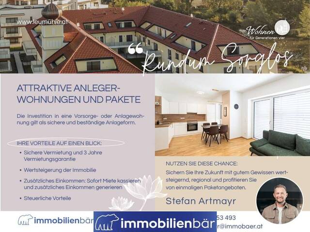 Immobilie in Pupping - INVESTITIONSMÖGLICHKEIT - aufgepasst - Moderne bereits vermietete Eigentumswohnung - Top A21 - Bild 1