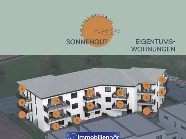 Immobilie in Steegen - Frühkäuferrabatt 8% sichern - hochwertige provisionsfreie Eigentumswohnung in Steegen – Top 10 - förderbar - ca. 78,84 m² - Bild 1
