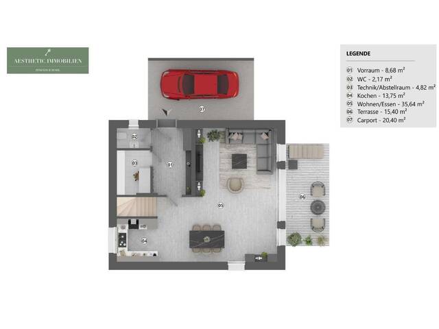 Immobilie in Andorf - ANDORF - Charmanter Neubau - Einzelhaus - BAUSTART ERFOLGT - BEZUGSFERTIG FRÜHJAHR 2026 - Bild 3