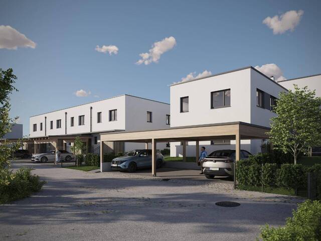 Immobilie in Engerwitzdorf - Besonderes Neubauprojekt in Engerwitzdorf - NUR NOCH EIN Reihenhaus - Bild 1