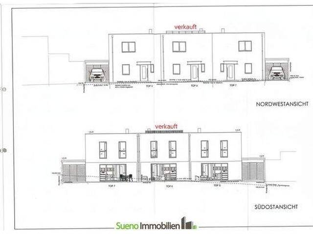Immobilie in Niederthalheim - Fertigstellung Herbst 2026 3er-Reihenhaus- TOP 7.Nähe Wels in Niederthalheim- modern, ruhig, im Grünen - Fertigstellung Herbst 2026 - Bild 4