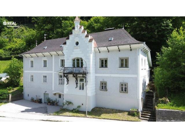 Immobilie in Waidhofen an der Ybbs - Beeindruckende Hammerherren Villa mit Weinkeller - Bild 0