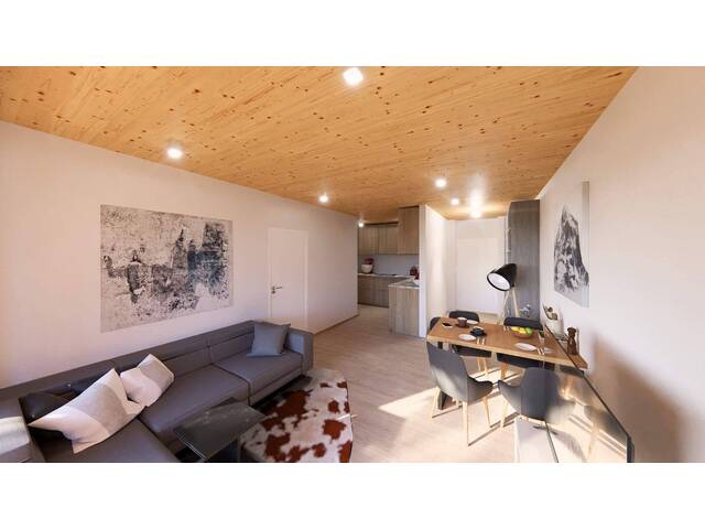 Immobilie in Walchen - Gesunde VOLLHOLZ Wohnung Lebensraum Waidach Piesendorf Top C05 - Bild 1