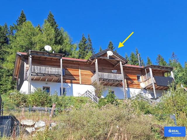 Immobilie in Bad St. Leonhard im Lavanttal - Klippitztörl - Ferienhaus mit Panoramablick in Gehdistanz zur Piste, mitten im Wandergebiet - Bild 0