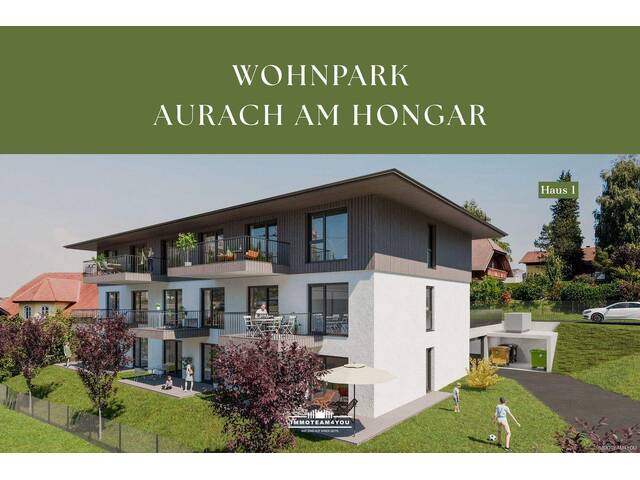 Immobilie in Aurach am Hongar - Wohnpark Aurach - Nähe Attersee - Zweitwohnsitz möglich. TG & Stellplatz inklusive. Top 1.02 - Bild 1