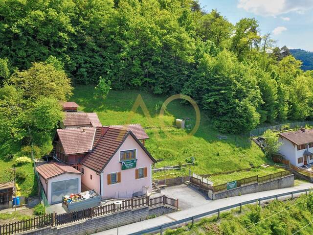 Immobilie in Frohnleiten - Älteres Haus mit Potential oder Grundstück für Neubau in Hanglage mit Panoramablick auf Frohnleiten und die Bergwelt - Bild 1