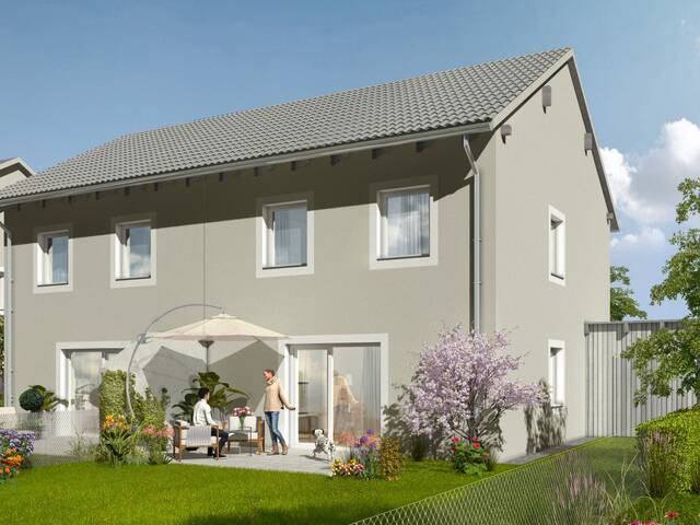 Immobilie in Alkoven - Doppelhaushälfte in Alkoven mit Doppelcarport - Bild 0