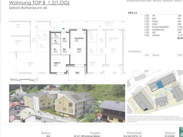 Immobilie in Sellrain - Schirmer Areal Sellrain 2 - Zimmer-Wohnung zu verkaufen - Bild 2