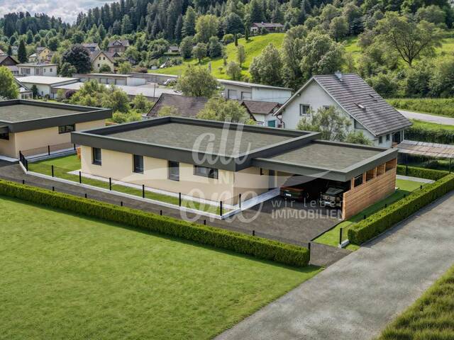 Immobilie in Rosegg - Massiv-Neubau: Bungalow – Wohnen nahe Velden - Bild 1