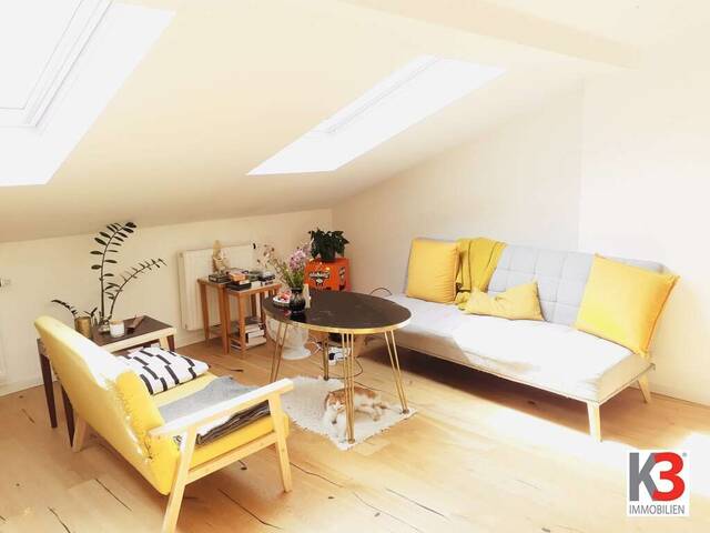 Immobilie in Hallein - K3 - Helle Loftwohnung INKLUSIVE CA. 20 m² GROSSER ÜBERDACHTER TERRASSE! Wohnen über den Dächern der HALLEINER ALTSTADT! - Bild 2