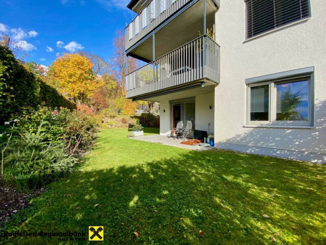 Immobilie in Hall in Tirol - Gartenliebhaber aufgepasst: neuwertige 2-Zimmer-Gartenwohnung in Zentrumsnähe von Hall - Bild 4