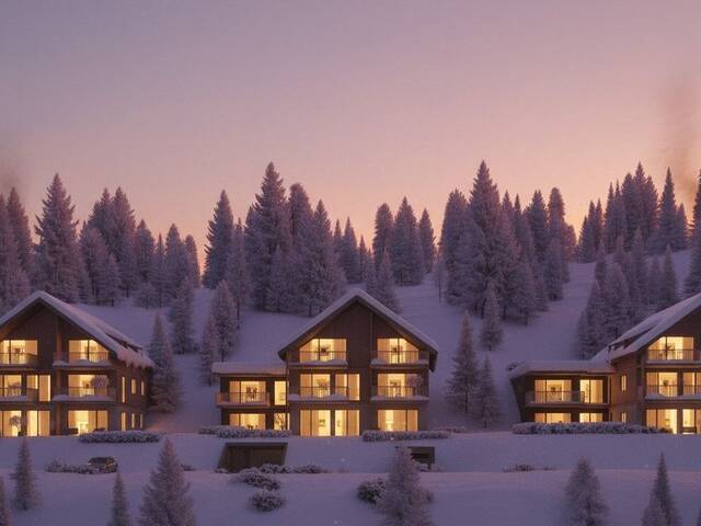 Immobilie in Sirnitz - Kärnten: Hochrindl-Nähe Turracher Höhe: Zweitwohnsitz! Erstbezug! Honorarfrei für Käufer: innen! Schneesicherheit auf über 1600 Meter! - Bild 1