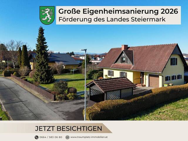 Immobilie in Leibnitz - Gralla! Charmantes Einfamilienhaus in ruhiger Lage - attraktive Förderung möglich - Bild 0