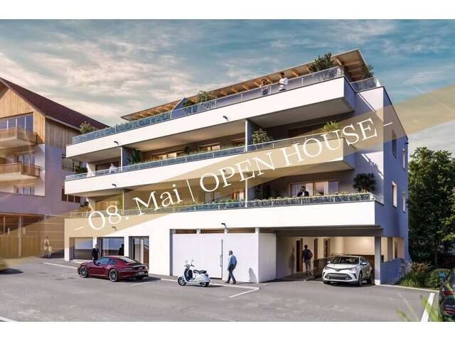 Immobilie in Seewalchen am Attersee - Tag der offenen Tür: 08. Mai! Sonnige 4-Zimmer-Wohnung mit gemütlichem Balkon in Seenähe in Seewalchen am Attersee! - Bild 0