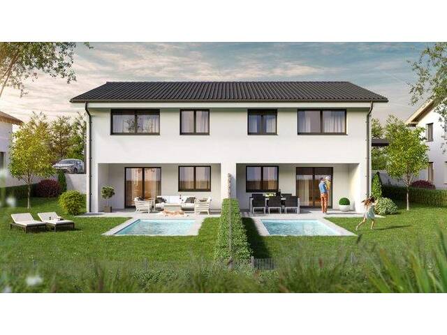 Immobilie in Hof am Leithaberge - Doppelhaushälfte 2/6 - Am Fuße des Leithagebirges |modern & naturnah - Bild 0