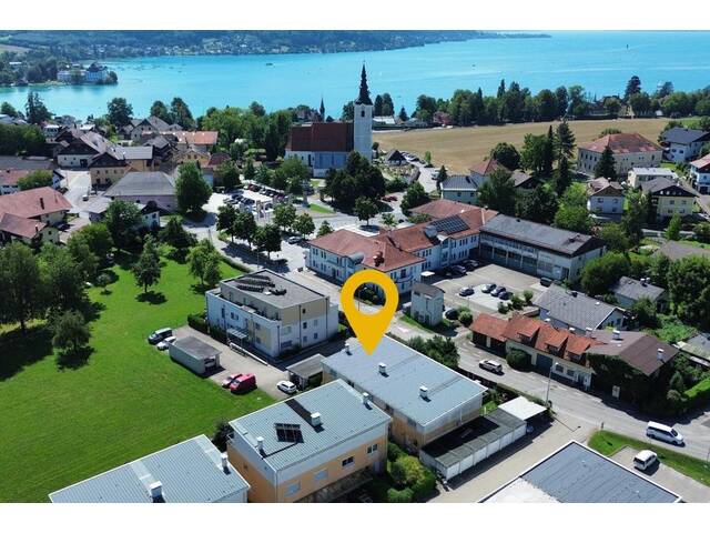 Immobilie in Seewalchen am Attersee - Attersee-Luxus zum kleinen Preis! Energiespar-Eckreihenhaus mit sonnigem Eigengarten, geringe BK, Einzelgarage und Parkplatz im Zentrum von Seewalchen am Attersee - Bild 4