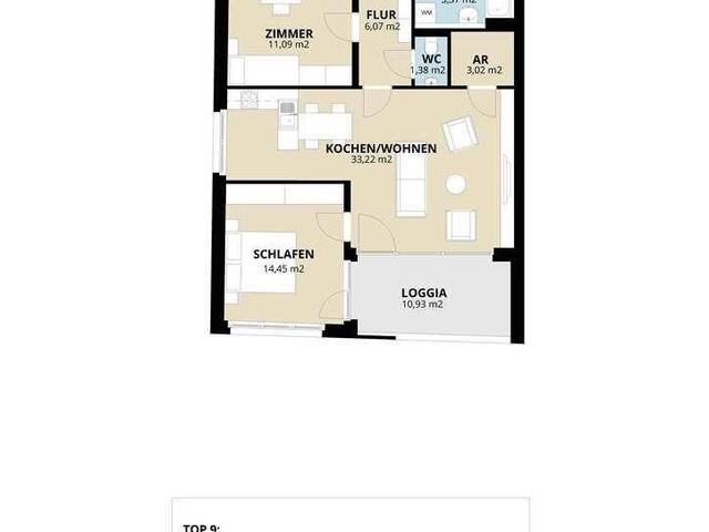 Immobilie in Schwarzach im Pongau - Geräumige 2-Raum Wohnung in Schwarzach/Pg. - Bild 2