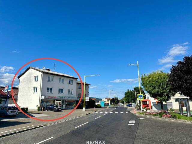 Immobilie in Zeltweg - Wohn- und Geschäftshaus mit Gewerbefläche und zwei großzügigen Wohneinheiten in Zeltweg - Hauptstraße 48 - Bild 1