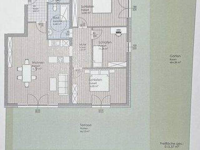 Immobilie in Henndorf am Wallersee - Wohnen in Henndorf am Wallersee - Moderne 4-Zimmer Neubauwohnung inkl. Terrasse und Garten - Bild 4