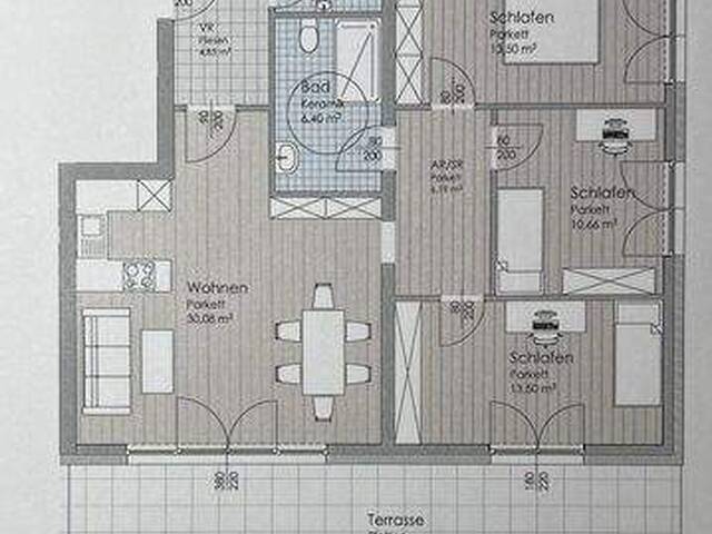 Immobilie in Henndorf am Wallersee - Wohnen in Henndorf am Wallersee - Moderne 4-Zimmer Neubauwohnung mit Terrasse - Bild 3