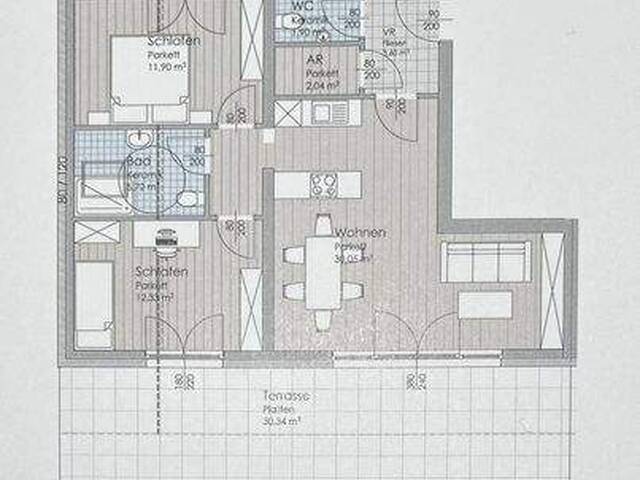 Immobilie in Henndorf am Wallersee - Wohnen in Henndorf am Wallersee - Moderne 3-Zimmer Neubauwohnung mit Terrasse - Bild 4