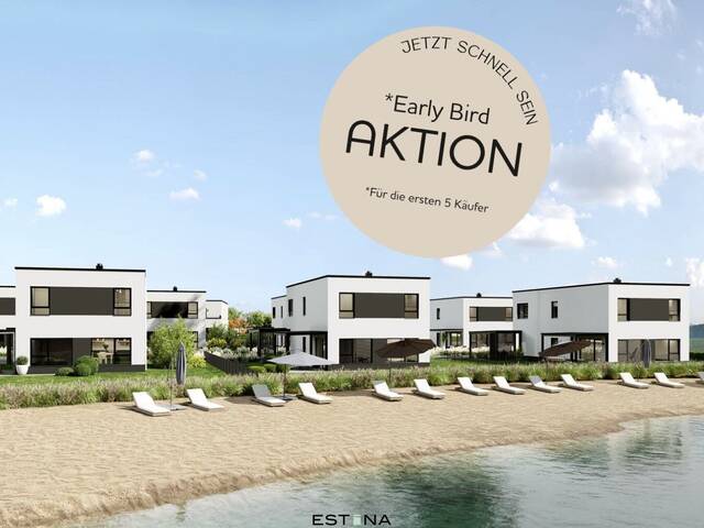 Immobilie in Parndorf - Wohnen am Wasser: Premium-Wohnung mit Seeblick & Toplage bei Parndorf - Erstbezug - Bild 0