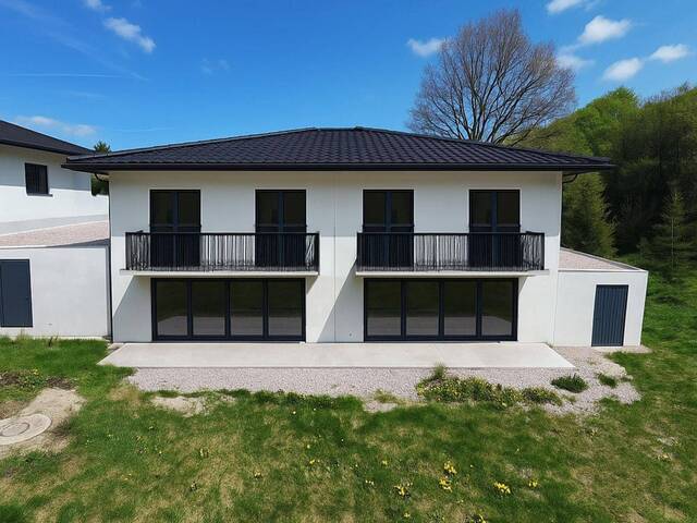 Immobilie in Bruckmühl - Attraktive belagsfertige Neubau – Doppelhaushälften mit Garage und sonnigem Garten zum Selbstausbau in Bruckmühl (H5/1, H5/2) - Bild 0