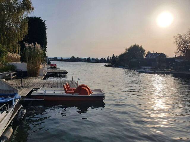 Immobilie in Neufeld an der Leitha - Haus am See, Seezugang, Einfamilienhaus, Bungalow, Grundstück, Pachtgrund - Bild 0