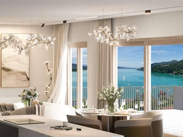 Immobilie in Reifnitz - Fantastic Lake View - Großzügige Wörtherseewohnung mit Pool, Seeblick und privatem Seezugang - Bild 0