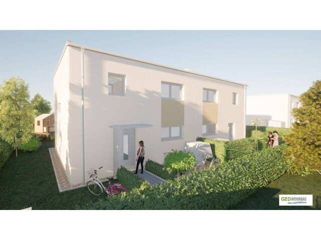 Immobilie in Königstetten - Niedrigstenergie-Doppelhaushälfte in Königstetten: Erstbezug, rd. 112 m² Wohnnutzfläche, 4 Zimmer - Bild 0