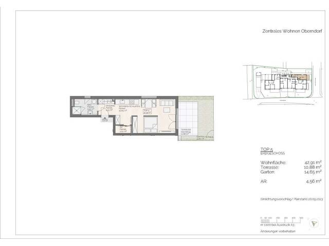 Immobilie in Oberndorf bei Salzburg - Attraktive Neubauwohnung: Finanzieren Sie Ihre Investition mit Mieteinnahmen! - Bild 3