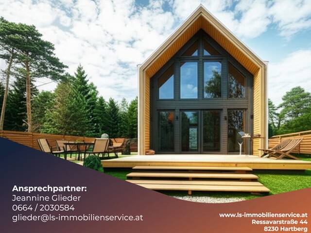 Immobilie in Hartberg - Nachhaltig wohnen nahe der Altstadt – modernes Modulhaus (schlüsselfertig inkl. Fundamentierung) mit Eigengarten & Carport in Hartberg - Bild 0