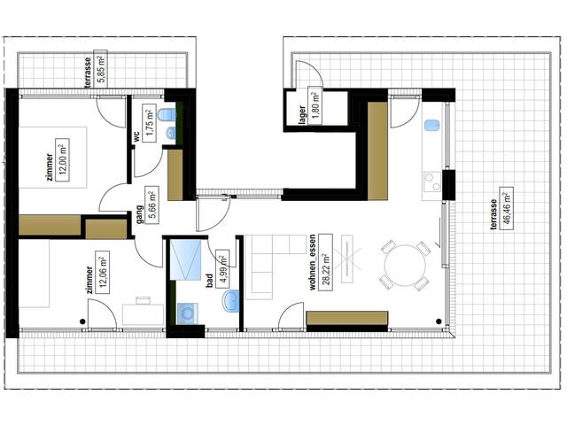 Immobilie in Götzens - 3-Zimmer-Penthaus-Wohnung - Bild 2