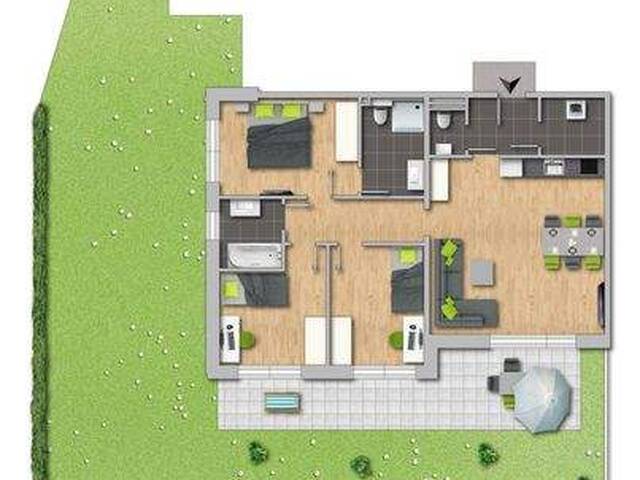 Immobilie in St. Jakob in Haus - Wohnkomfort für Familien: 4-Zimmer-Wohnung mit Garten - Bild 0