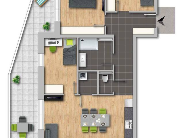 Immobilie in St. Jakob in Haus - Platz zum Leben: 4-Zimmer-Wohnung mit großem Garten - Bild 4