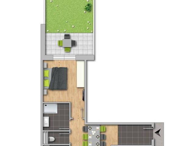 Immobilie in St. Jakob in Haus - Ihr grünes Refugium: Moderne 3-Zimmer-Wohnung mit Garten & Terrasse - Bild 4