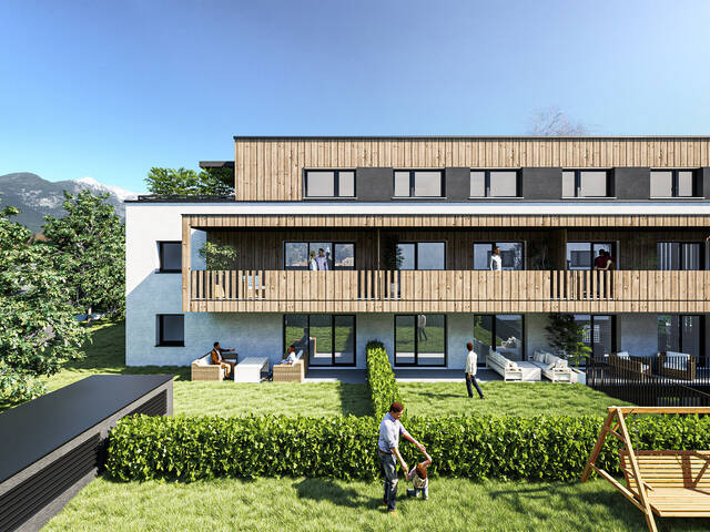 Immobilie in Oberperfuss - Exklusiv und wertbeständig! Moderne 2-Zimmer-Neubauwohnung mit Terrasse in Oberperfuss zu kaufen - Bild 0