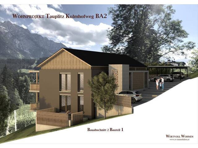 Immobilie in Tauplitz - Neubauwohnung (TOP 3) im 1. OG mit 2 Balkonen - Bild 3