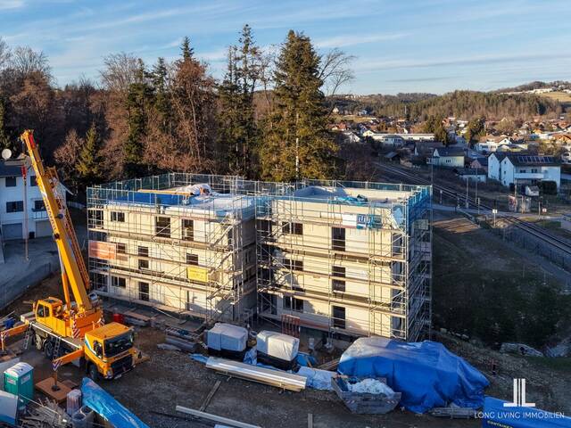 Immobilie in Hart bei Graz - JH24! Wohnen zwischen Stadt & Natur! Kurz vor der Fertigstellung! Top 8 - Stilvolles Penthouse mit außergewöhnlichem Grundriss - Bild 0