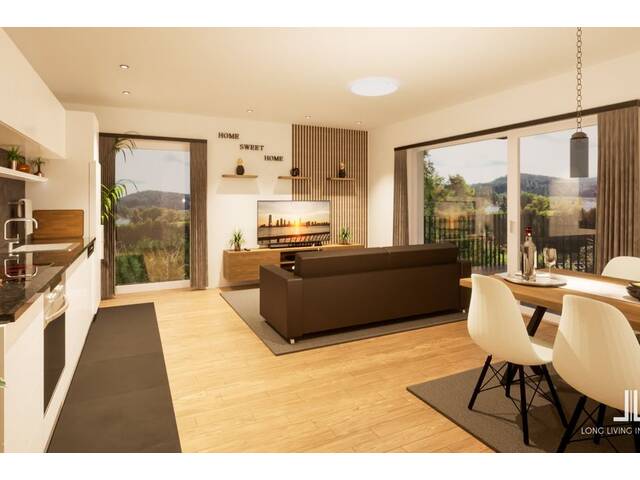 Immobilie in Hart bei Graz - JH24! Wohnen zwischen Stadt & Natur! Kurz vor der Fertigstellung! Top 8 - Stilvolles Penthouse mit außergewöhnlichem Grundriss - Bild 4