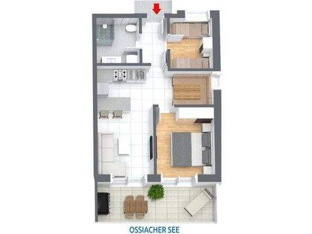Immobilie in Steindorf am Ossiacher See - Bodensdorf - EIGENTUMSWOHNUNGEN AM SEE - 47m2 mit Terrasse - Bild 2