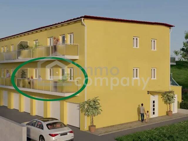 Immobilie in Eisenstadt - Gemeinsam statt Einsam! Wohnungen für Generation 50+ / Grünruhelage / 3 Zimmer mit Balkon und Garage! (Top 1 - 1.OG - 71 m² ) - Bild 1