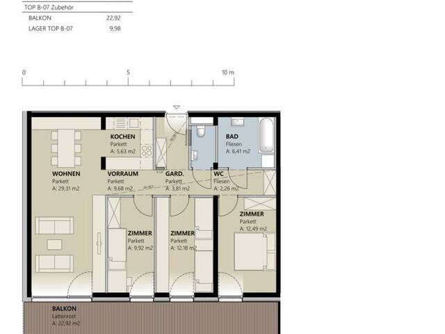 Immobilie in Kappl - Erstbezug in Kappl: Modernes Wohnen mit Fußbodenheizung und Garage! - Bild 1