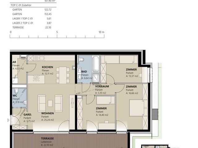 Immobilie in Kappl - Traumwohnung in Kappl: Erstbezug mit Garten, Loggia und bester Ausstattung! - Bild 1