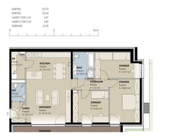 Immobilie in Kappl - Traumwohnung in Kappl: Erstbezug mit Garten, Loggia und bester Ausstattung! - Bild 3
