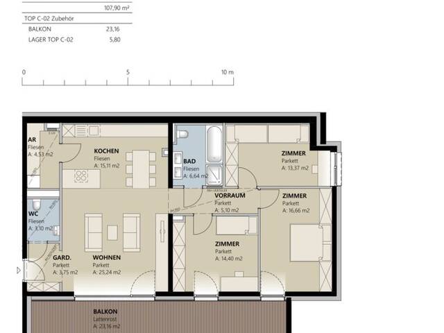 Immobilie in Kappl - Traumwohnung in Kappl: Erstbezug, 4 Zimmer, Loggia und moderne Ausstattung! - Bild 1