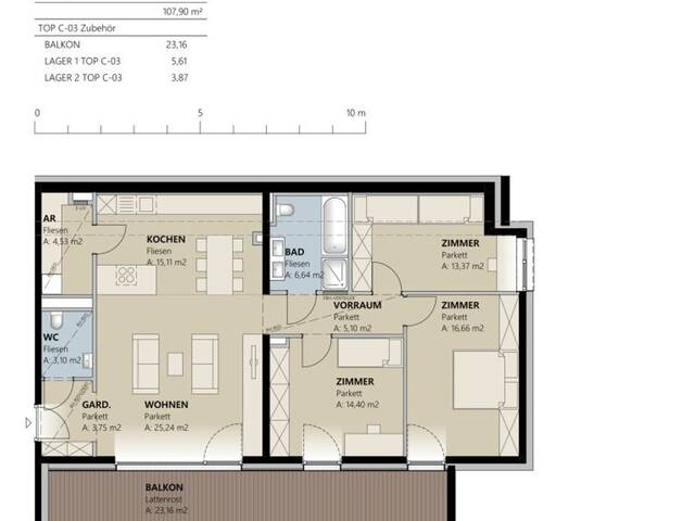 Immobilie in Kappl - Traumhafte 4-Zimmer-Wohnung in Kappl: Erstbezug mit Loggia und Tiefgarage! - Bild 1