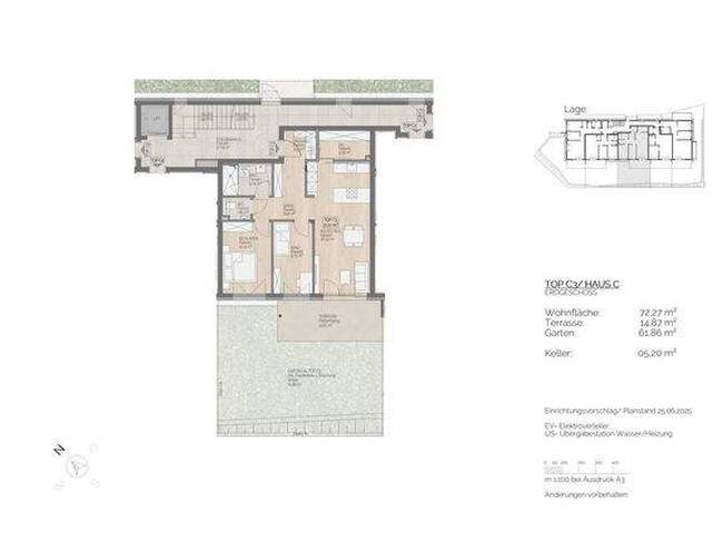 Immobilie in St. Lorenz - Traumhafte Erdgeschosswohnung mit Garten in St. Lorenz - Ihr neues Zuhause! - Bild 3