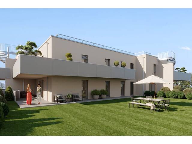 Immobilie in Haid - Baustart erfolgt: Lichtdurchflutete Gartenwohnung mit großzügiger Südwest-Terrasse - B05 - Bild 4